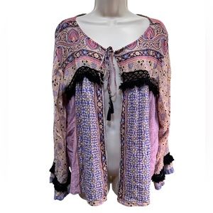 Angie short kimono with long full sleeve